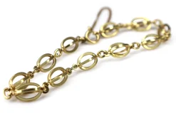 18ct Yellow Gold Open Fancy Link Bracelet
