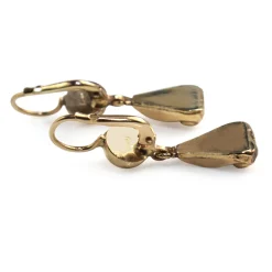 9ct Yellow Gold Ornate Drop Earrings