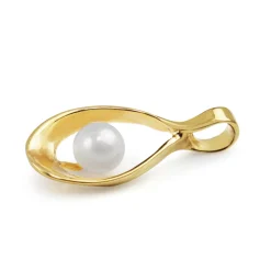9ct Yellow Gold Pearl Pendant