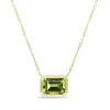 14ct Yellow Gold Peridot Necklace