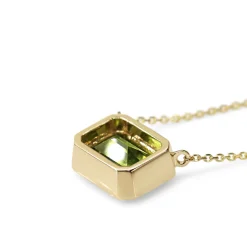 14ct Yellow Gold Peridot Necklace