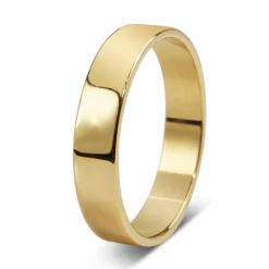 18ct Yellow Gold Plain Band Ring