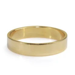 18ct Yellow Gold Plain Band Ring