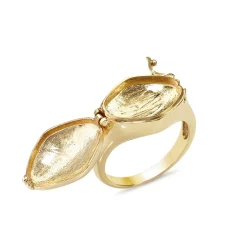 9ct Yellow Gold Poison Ring
