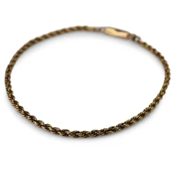 9ct Yellow Gold Rope Bracelet