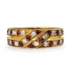 18ct Yellow Gold Ruby and Diamond Vintage Ring
