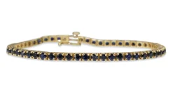 14ct Yellow Gold Sapphire Bracelet