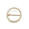 14ct Yellow Gold Seed Pearl Wreath Brooch
