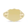 18ct Yellow Gold Shield Signet Ring