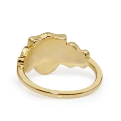 9ct Yellow Gold Shield Signet Ring