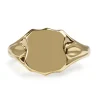 9ct Yellow Gold Shield Style Signet Ring