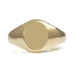 9ct Yellow Gold Signet Ring - Small