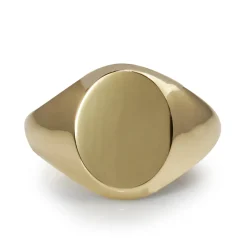 9ct Yellow Gold Signet Ring - Large