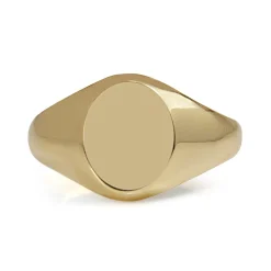 9ct Yellow Gold Signet Ring - Medium