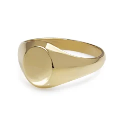 9ct Yellow Gold Signet Ring - Small