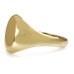9ct Yellow Gold Signet Ring - Large
