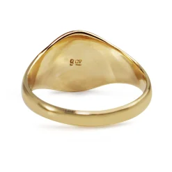 9ct Yellow Gold Signet Ring - Small