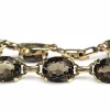 14ct Yellow Gold Smokey Quartz Bracelet