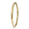 9ct Yellow Gold Solid All Round Golf Bangle