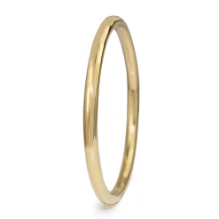 9ct Yellow Gold Solid All Round Golf Bangle