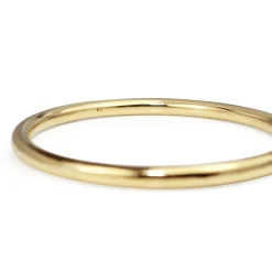 9ct Yellow Gold Solid All Round Golf Bangle