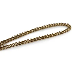 9ct Yellow Gold Solid Curb Link Bracelet with Filigree Heart Padlock