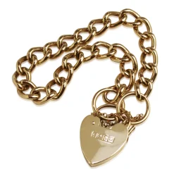 9ct Yellow Gold Solid Curb Link Bracelet
