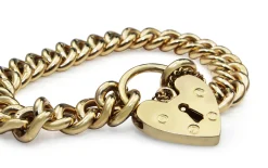 9ct Yellow Gold Solid Curb Link Bracelet