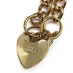 9ct Yellow Gold Solid Curb Link Bracelet