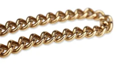 9ct Yellow Gold Solid Curb Link Bracelet