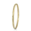 9ct Yellow Gold Solid Round Bangle
