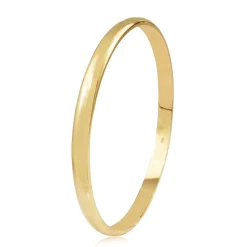 9ct Yellow Gold Solid Round Bangle