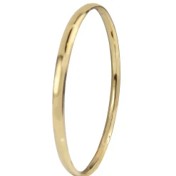 9ct Yellow Gold Solid Round Bangle