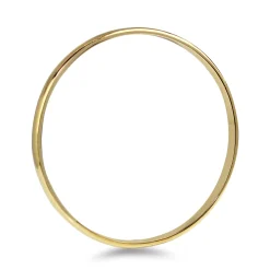 18ct Yellow Gold Solid Round Bangle