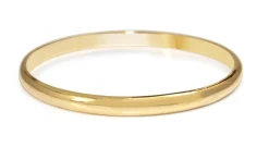 9ct Yellow Gold Solid Round Bangle