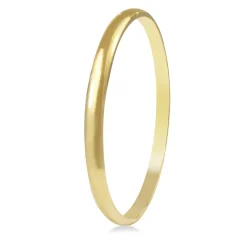 18ct Yellow Gold Solid Round Bangle