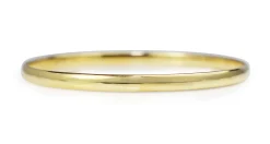 18ct Yellow Gold Solid Round Bangle