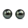 18ct Yellow Gold Tahitian 10mm Pearl Stud Earrings
