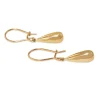 9ct Yellow Gold Tear Drop Earrings