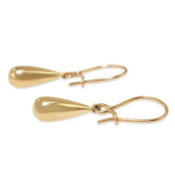 9ct Yellow Gold Tear Drop Earrings