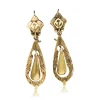 14ct Yellow Gold Victorian Drop Earrings