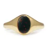 18ct Yellow Gold Vintage Blood Stone Signet Ring