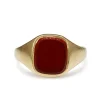 9ct Yellow Gold Vintage Carnelian Signet Ring