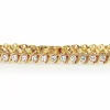 18ct Yellow Gold Vintage Diamond Tennis Bracelet