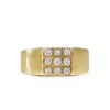 14ct Yellow Gold Vintage Diamond Signet Ring