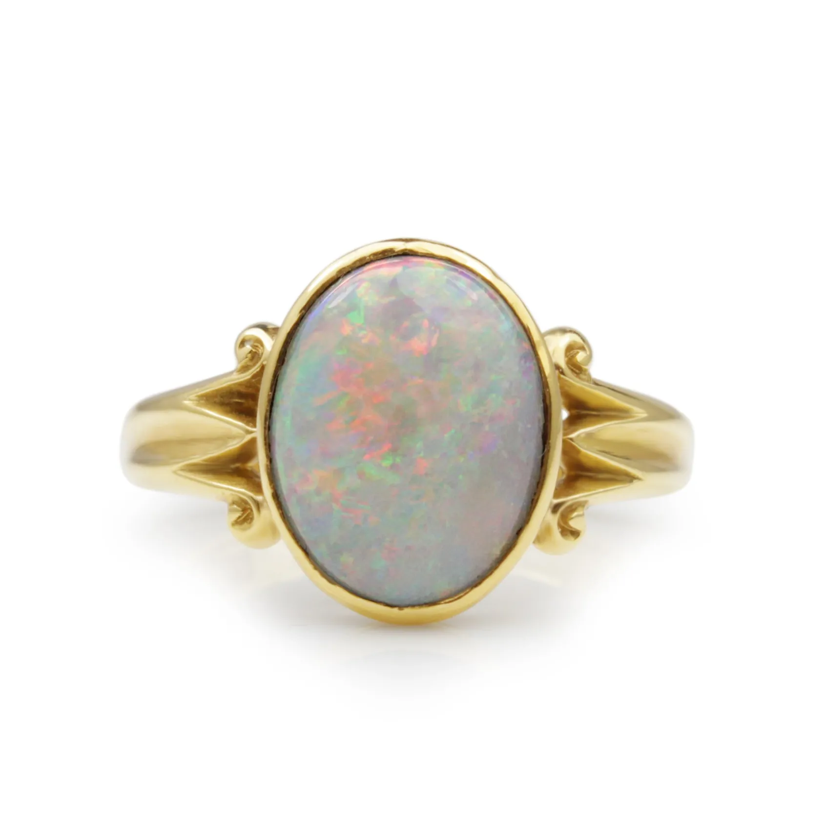 18ct Yellow Gold Vintage Opal Ring