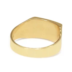 9ct Yellow Gold Vintage Rectangle Signet Ring
