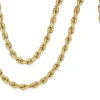 9ct Yellow Gold Vintage Rope Chain Necklace