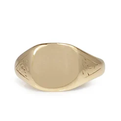9ct Yellow Gold Vintage Signet Ring