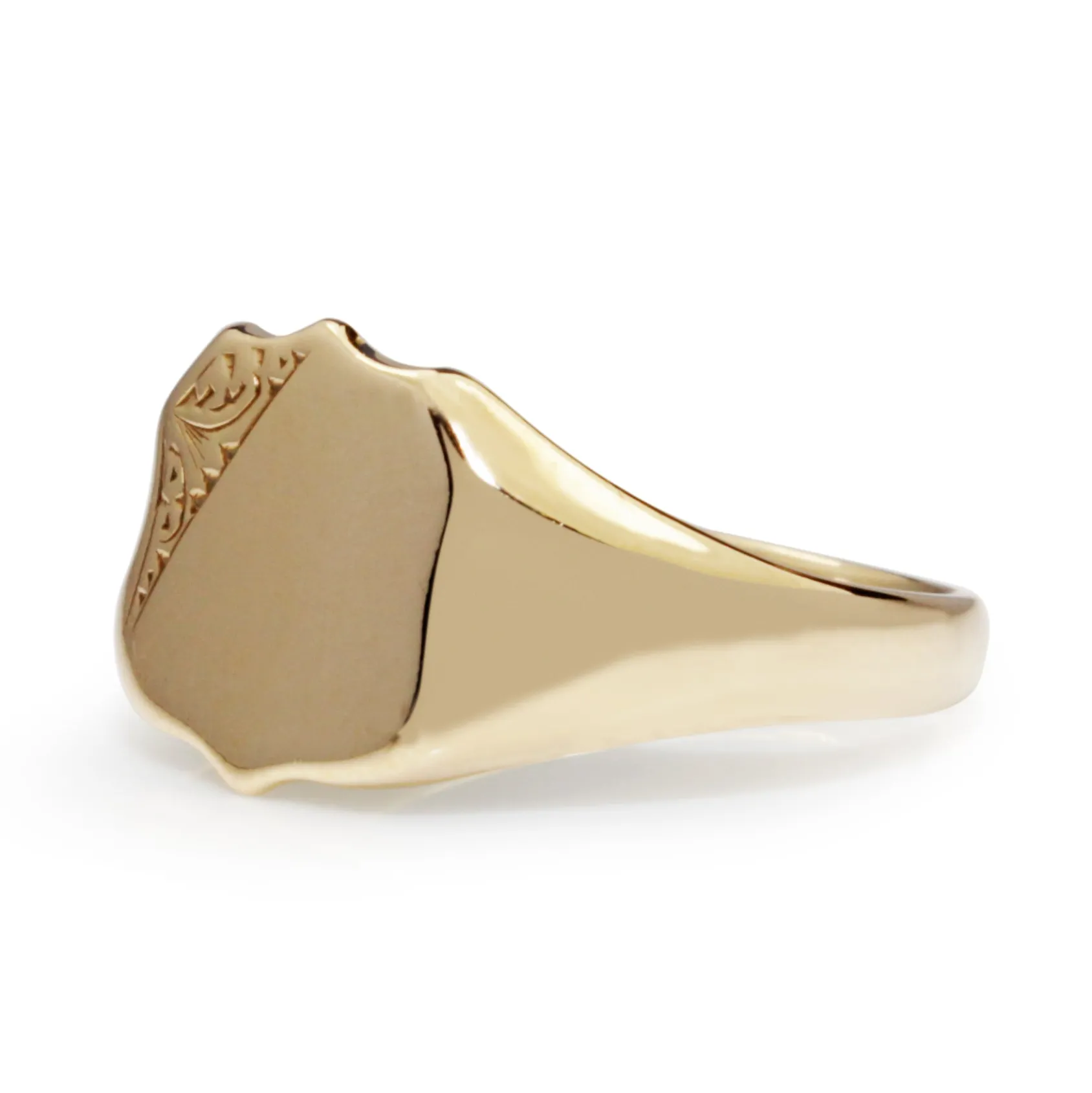 9ct Yellow Gold Vintage Signet Ring
